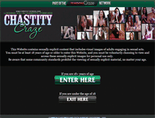 Tablet Screenshot of chastitycraze.com